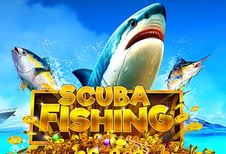 logo of the slot machine Scuba Fishing at Golden Euro Casino