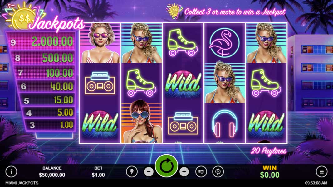 Miami Jackpots Machine à Sous